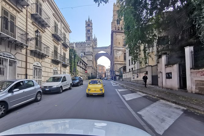 Palermo & Mondello: Vintage Fiat 500 Sightseeing Tour - The drive to Mondello and Mount Pellegrino views