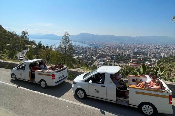 Palermo: Panoramic Mount Pellegrino in CruiserCar - A private CruiserCar pickup keeps the outing easy