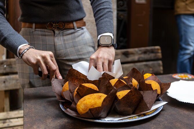 Palermo Street Food & Market Tour by Eating Europe - Arancina at Babbalù, inside an old pharmacy
