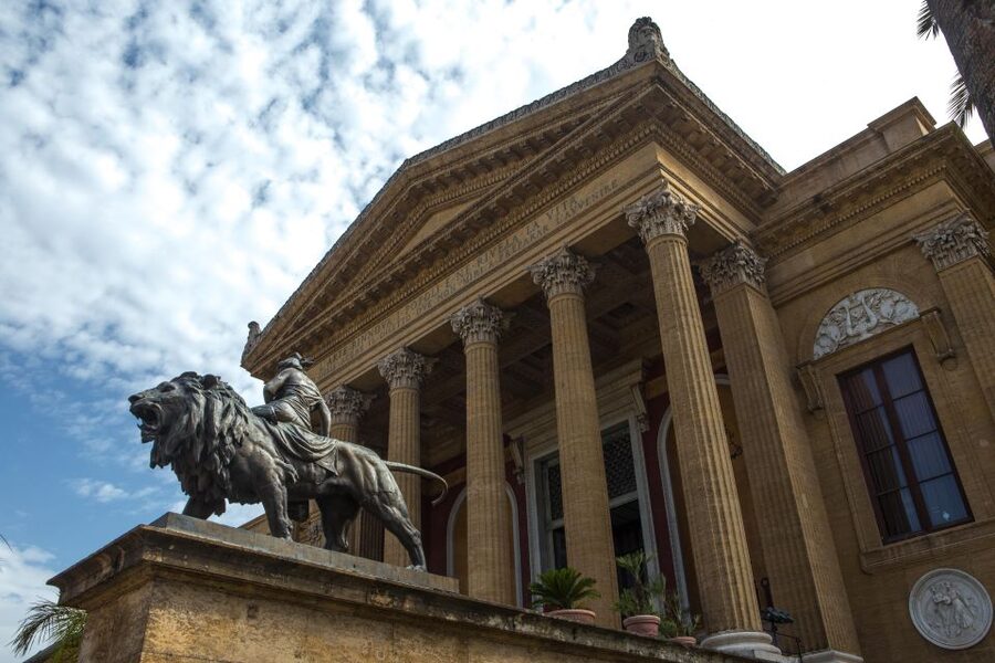 Palermo: Teatro Massimo Opera House Guided Tour - Palermo from above