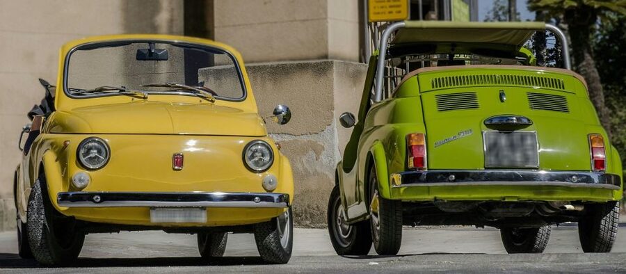 Palermo: Vintage Fiat 500 Sightseeing Tour - Mondello or Monreale, two very different endings