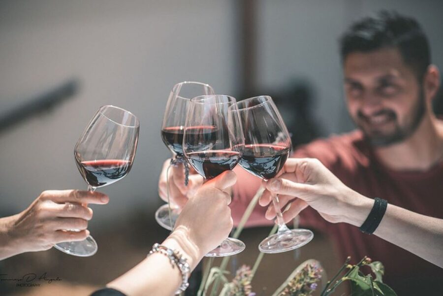 Partinico: Historic Sicilian Vineyard & Wine Tasting Tour - The wine tasting and Sicilian brunch