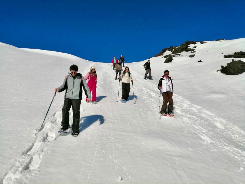 Piano Provenzana: Guided Mt. Etna Snowshoeing Trek - The 20-minute guided look at the craters