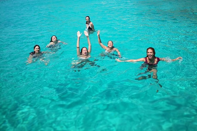 Private Boat Tour to discover Favignana and Levanzo from Trapani - Cala Azzurra starts the swimming day