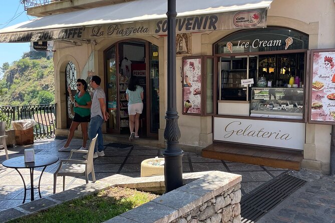 Private Godfather and Taormina Tour with Luxury Van - Bar Vitelli and the walk to S. Lucia