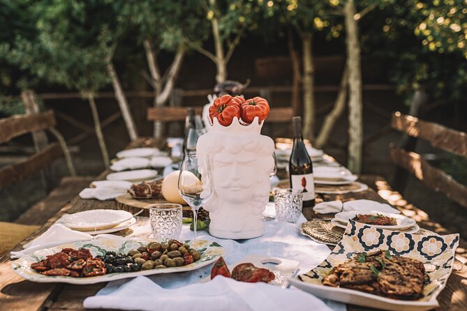 Private Wine and Food Tasting Immersed in Nature in Milo - Nebrodi Black Pig with orange sauce