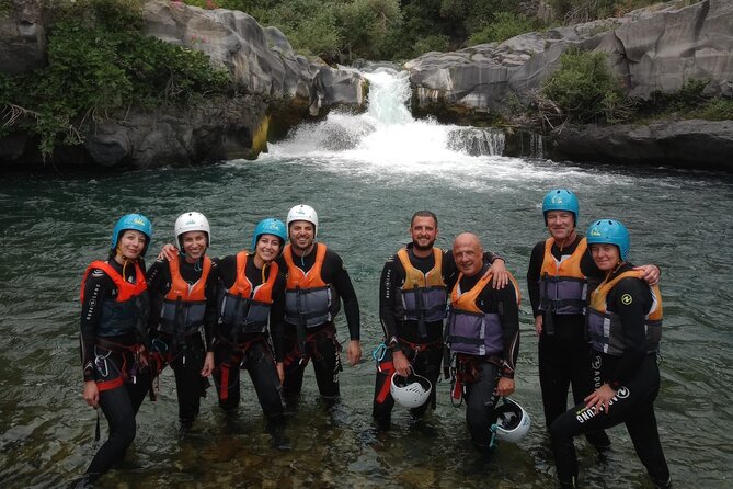 River Jumping Alcantara Gurne - A small group with English instruction