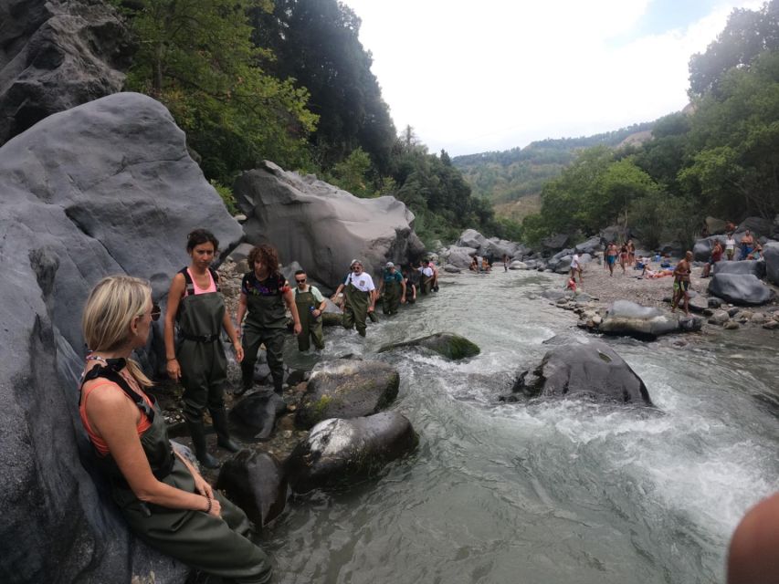 River Trekking Gole Alcantara - The gorge with Patrick and a private group