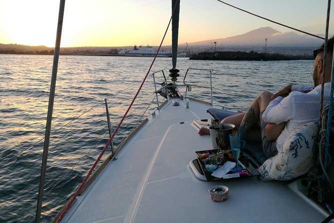 Sailing to Cyclops Islands Group Tour - Sailing beside Mount Etna and the underwater volcano story