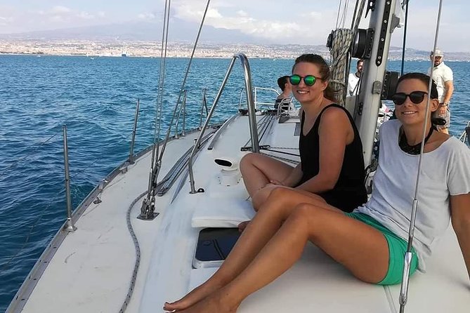 Sailing tour at sunset in catania - Ognina, swimming, and the first glass of wine