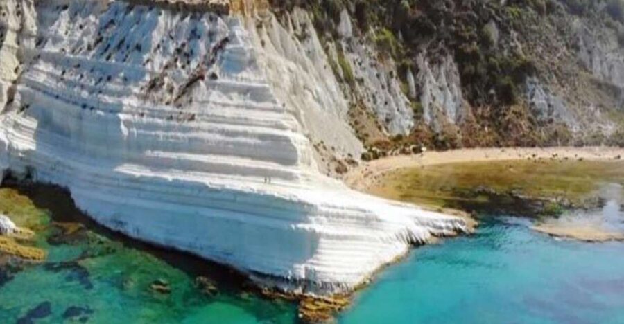 San Leone: Scala dei Turchi Private Boat Tour with Aperitif - Leaving San Leone for Agrigento’s coast