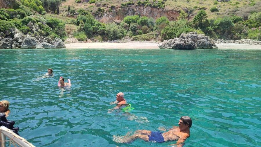 San Vito Lo Capo: Boat Trip with 3 Swimming Stops and Snacks - Faraglioni di Scopello and the old tuna fishery