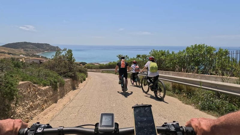 Scala Dei Turchi: E-BIKE TOUR Hidden Beaches, Sea, Relaxation [+SNORKELING ] - Why this coast is better by bicycle