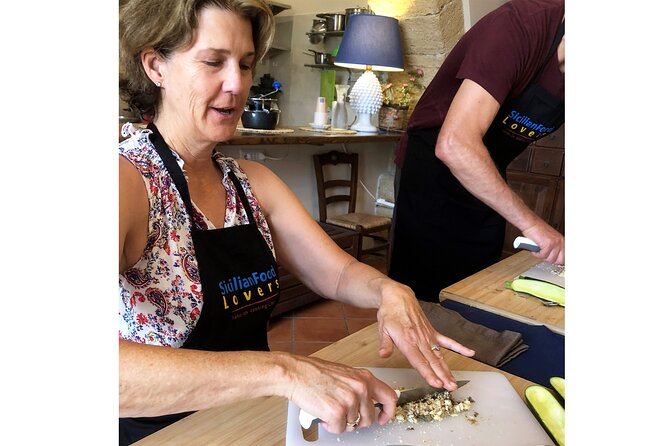 Sea Villa Cefalù: Hands-on 4-Course Pasta Cooking Class & Wine - Making fresh pasta alla Norma