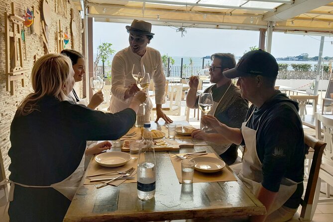 Seaview Cooking Class & Taormina local flavors with Chef Mimmo - Six fresh pasta shapes, two sauces, and plenty of flour