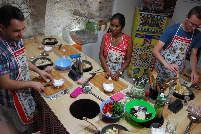 Sicilian Cooking Class : From Black to White - Cooking Near Palermo Cathedral