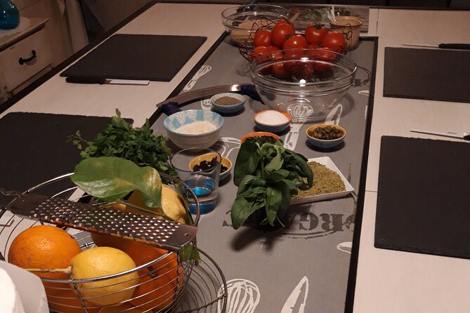 Sicilian Cuisine Cooking Class in Palermo - Making pasta with seafood or pistachio pesto