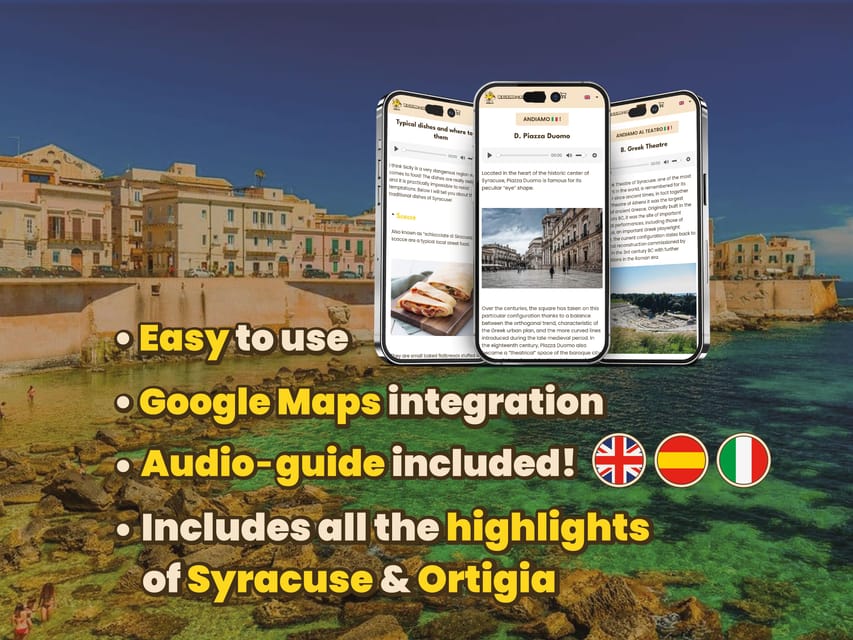 Siracusa: Digital guide made with a Local for your tour ! - Moving through Ortigia’s main monuments
