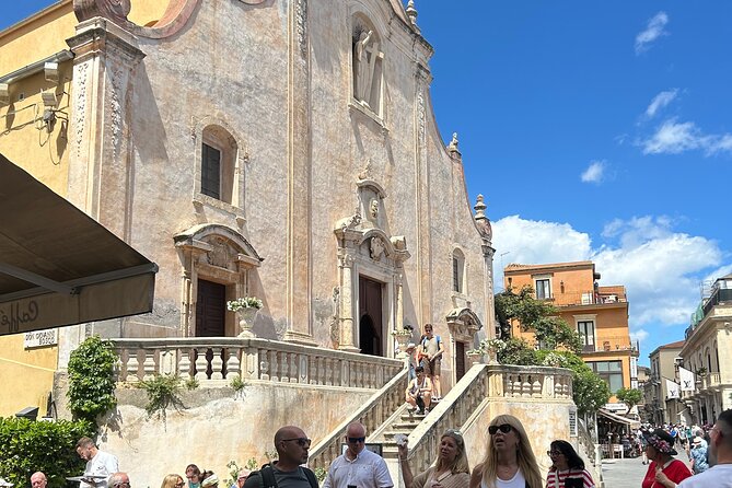 Skip-the-Line Taormina Half Day Greek Theater and Historic Center - Piazza IX Aprile and the big Taormina view