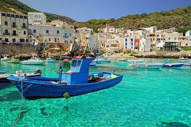 Small Group Dinghy Tour Favignana and Levanzo from Trapani - Cala Rossa and the story of the quarries