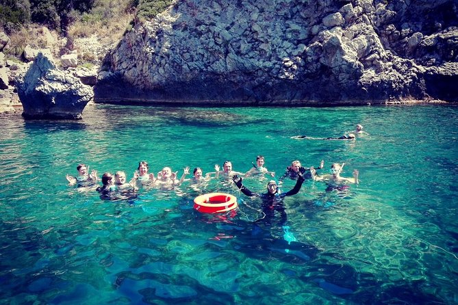 Snorkeling Tour Coast to Coast Taormina and Isola Bella - The second bay brings a different seabed