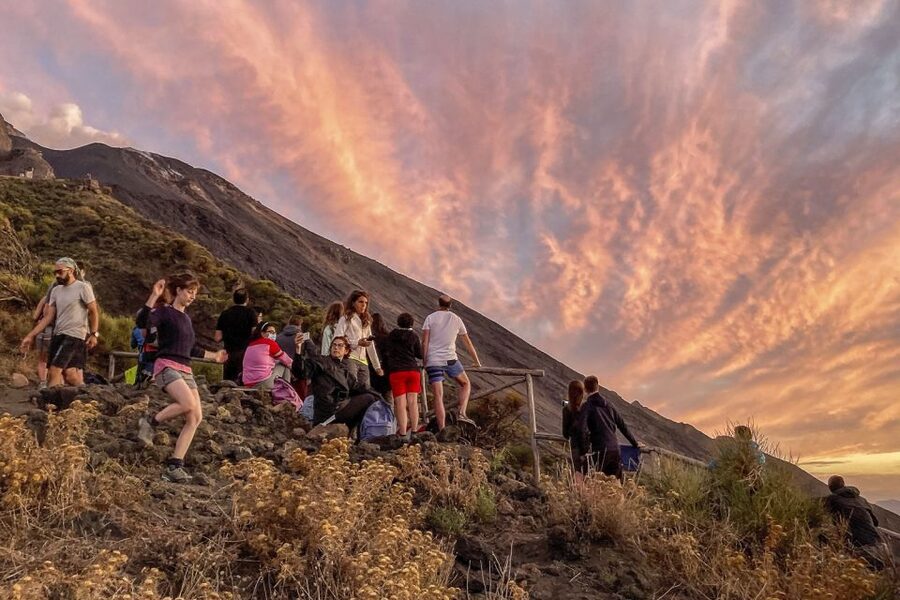 Stromboli: Sunset Trekking Tour - Belvedere Point and Sciara del Fuoco