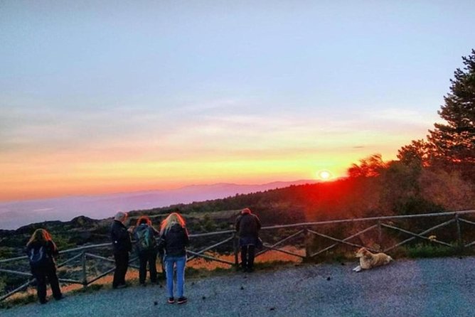 Sunset Trekking on Mount Etna - Walking the Extinct Craters at About 2,000 Meters
