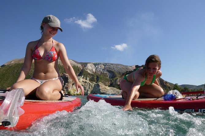 SUP into the sunset on Vulcano Island - Who will enjoy this SUP trip most