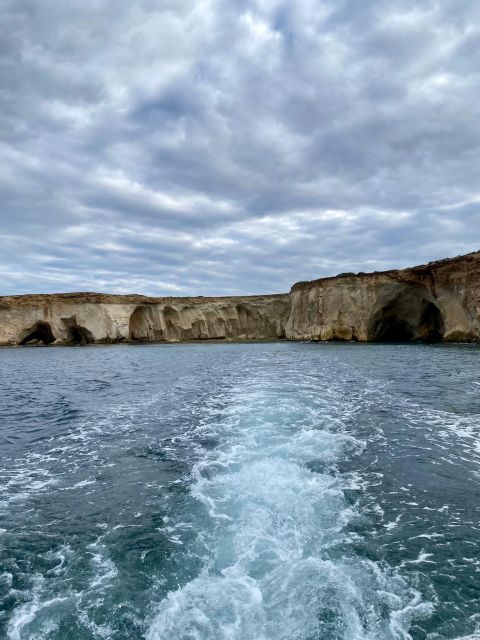 Syracuse:Boat tour Ortigia,Pillirina and seacaves - Sea caves and the open coast