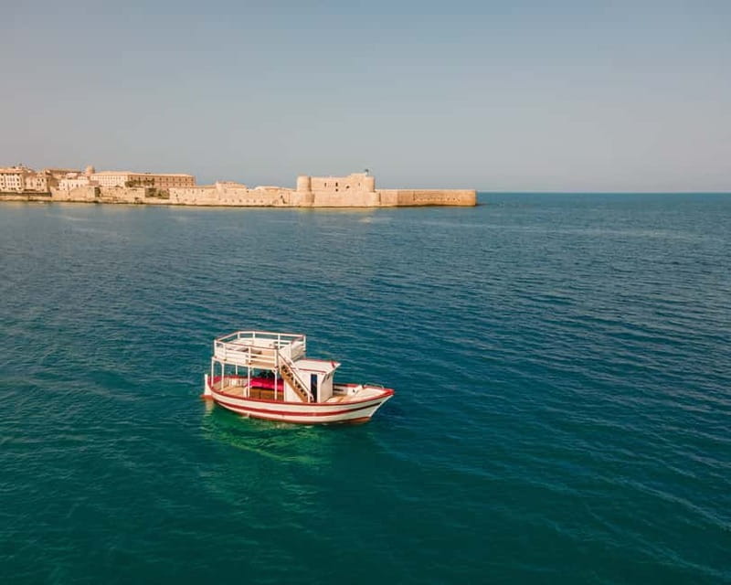 Syracuse: Boat Trip with Lunch, Wine, and Swimming Stops - Setting off from Via Senatore Giuseppe Maielli