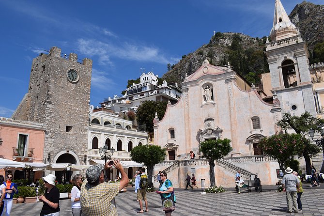 Taormina and Castelmola Tour from Messina - Piazza IX Aprile and the churches