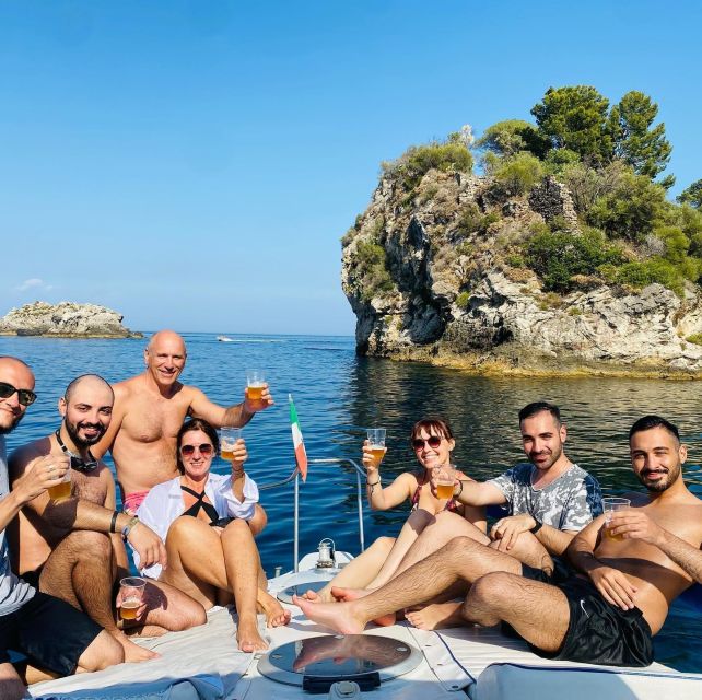 Taormina and Giardini Naxos 3/5/7 hours by PRIVATE BOAT - Caves, coves, and marine life