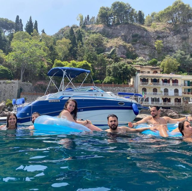 Taormina and Giardini Naxos 3/5/7 hours by PRIVATE BOAT - Seeing Taormina from the water