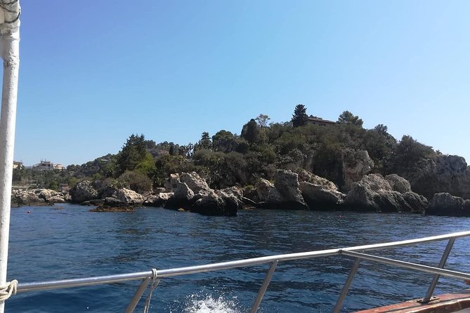 Taormina and Isola Bella Day Tour with Boat Trip from Messina - Isola Bella from the water