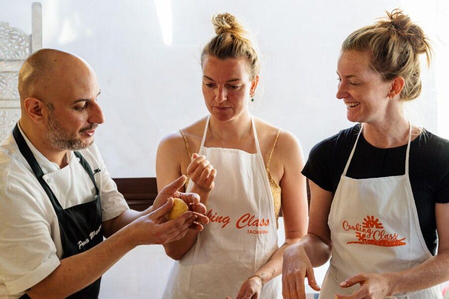 Taormina: Arancino making class - What the Apron and Certificate Add