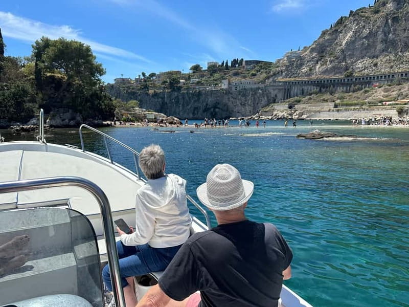 Taormina: Boat Tour with Sicilian Wine Tasting - Isola Bella: the main swimming stop