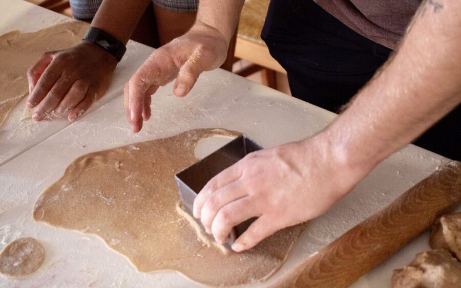 Taormina: Cannolo Cooking Class with Completion Certificate - Kneading the dough and forming the shells
