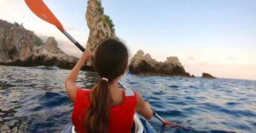 Taormina: Kayak Coastal Tour to Isola Bella and Blue Grotto - Isola Bella and the Swimming Stop