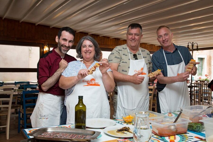 Taormina: Sicilian Cooking Class w/ a Visit to Local Market - Cooking with Paolo, Luca, and the wider team