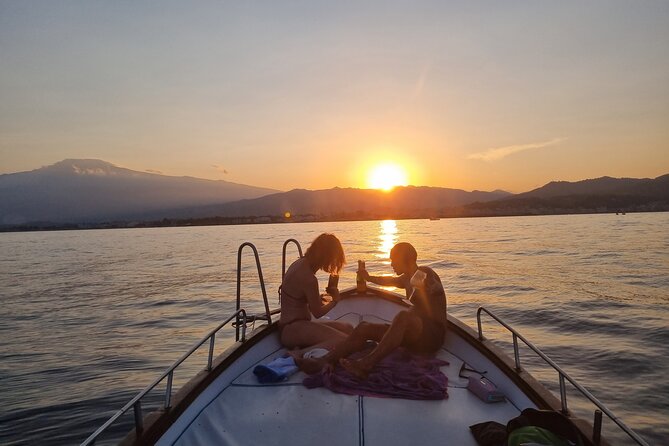 Taormina Sunset Aperitif on-Board - Boarding at the beach, not a marina