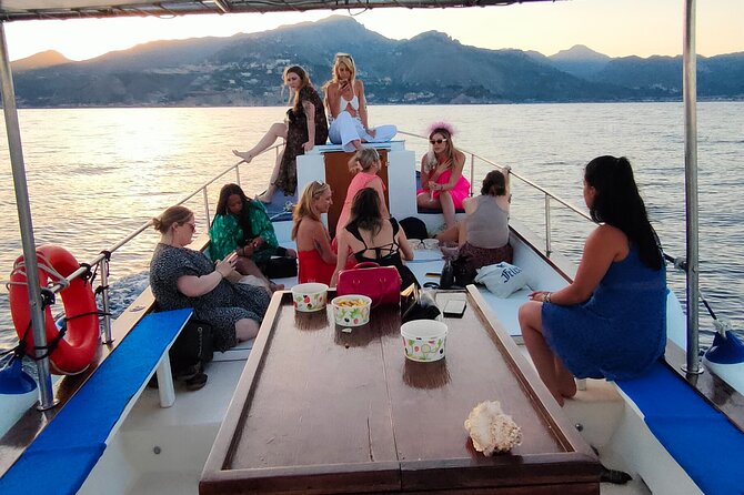 Taormina Sunset Aperitif on-Board - Mazzarò and the cable-car bay