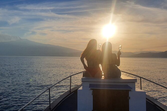 Taormina Sunset Aperitif on-Board - Isola Bella, Taormina’s famous first view