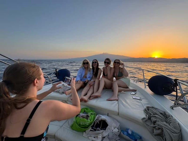 Taormina: Sunset Boat Tour with Dolphin Watching & Aperitif - Meeting Graziella at Giardini Naxos