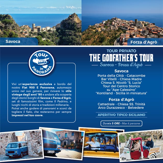 The GODFATHER'S Tour - Savoca and Forza d'Agrò - Savoca, the main Godfather stop