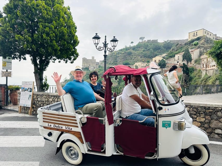 The GODFATHER'S Tour - Savoca and Forza d'Agrò - The Ape Calessino ride and the final terrace
