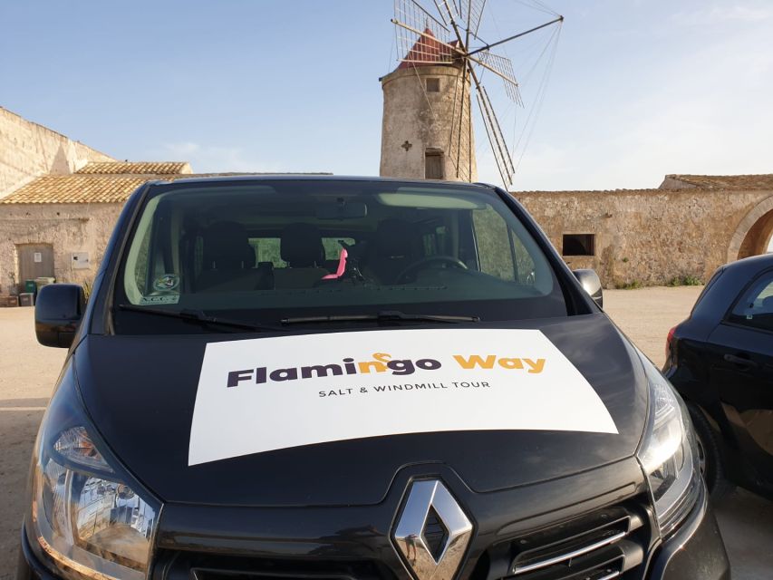 Trapani: Salt Pans Sunset Tour and Flamingo Way - The 15-minute ride out of Trapani