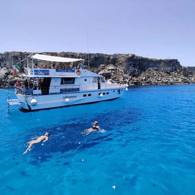 Trapani: Yacht Excursion to Levanzo and Favignana with Lunch - The final stop at Grotta degli Innamorati or Scalo Cavallo