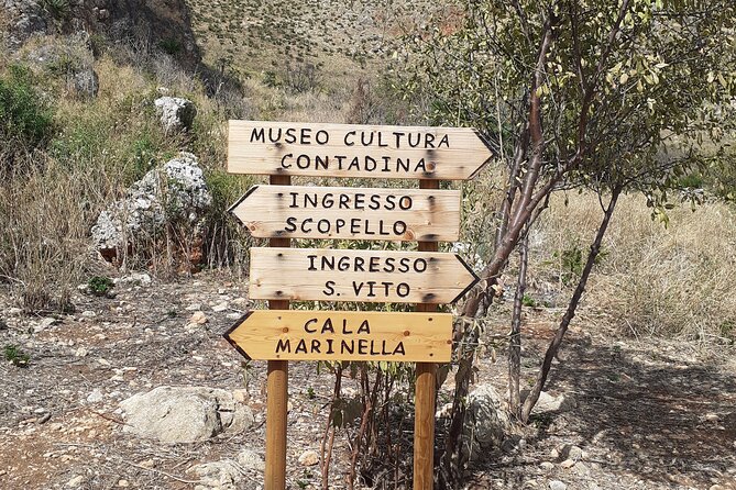 Zingaro Reserve from Alcamo and C/mmare-Entrance, lunch box incl - What the coastal path gives you